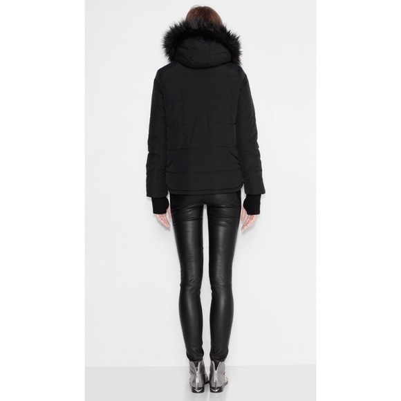 📸🆕 Z&V ღ Patch Quilt ღ Down Parka Faux Fur Trim - Picture 7 of 8